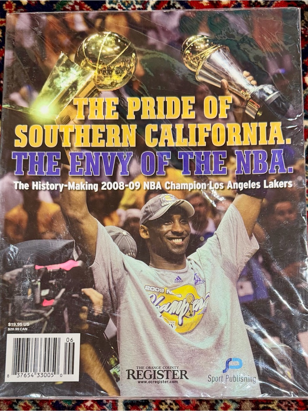 THE PROUD OF CALIFORNIA.THE ENVY OF THE NBA 2008-09.NBA CHAMPION LOS ANGELES